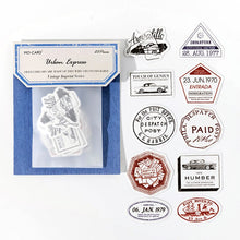 Load image into Gallery viewer, Vintage Style Embossed Series Stickers (6 Designs)