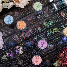 Load image into Gallery viewer, Plant & Floral Laser Transparent Masking Tapes ( 6 Designs) - Limited Edition