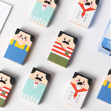 Load image into Gallery viewer, Kawaii Bald Man Cartoon Rubber Eraser