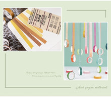 Load image into Gallery viewer, Magic Moment Rainbow Color Washi Tape Set (100 pcs)