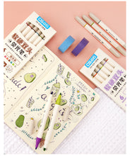 Load image into Gallery viewer, Macaron & Retro Color Dual-sided Highlighter Sets