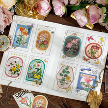 Load image into Gallery viewer, Vintage Style Flower House Stickers