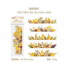 Load image into Gallery viewer, Vintage Style Autumn Leaves Large Stickers