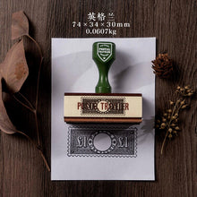 Load image into Gallery viewer, Vintage Style Post Traveler Series Wooden Rubber Stamps