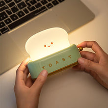 Load image into Gallery viewer, Mini Kawaii Toast Maker LED Study Light