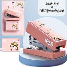 Load image into Gallery viewer, Cute Kawaii Cartoon Character Staplers + 400 pieces Staples