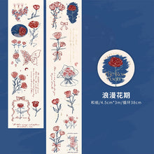 Load image into Gallery viewer, The Rose Poetry Washi Tapes (4 Designs) - Limited Edition