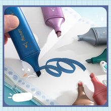 Load image into Gallery viewer, Starry Sky Series Writing Supplies + Mesh Pencil Case (12 Colors)