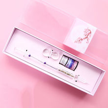 Load image into Gallery viewer, Kawaii Sakura Vintage Style Calligraphy Set (3 pcs)