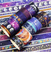 Load image into Gallery viewer, The Universe Space Washi Tape Set (19 pcs)