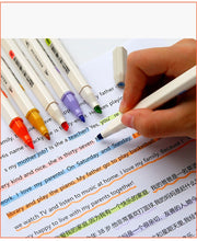 Load image into Gallery viewer, Macaron & Retro Color Dual-sided Highlighter Sets