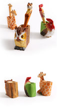 Load image into Gallery viewer, Animal Design Wooden Pencil Holders ( 8 Designs)