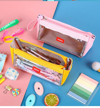 Load image into Gallery viewer, Candy Color Transparent Pencil Cases (5 colors)