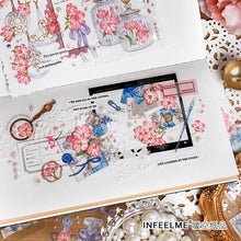Load image into Gallery viewer, Romantic Cherry Blossom Stickers ( 4 colors)