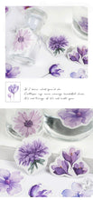 Load image into Gallery viewer, Purple Flower Decorative Stickers