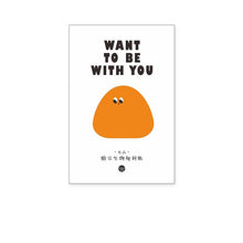 Load image into Gallery viewer, "WANT TO BE WITH YOU" Cute Cartoon Memo Pads ( 6 Designs)