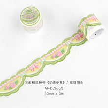 Load image into Gallery viewer, Cream Roll Series Kawaii Masking Tapes