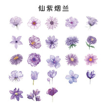 Load image into Gallery viewer, Purple Flower Decorative Stickers