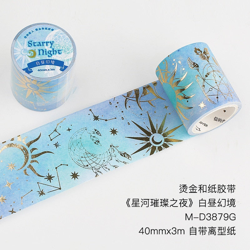 Bright Night Series Universe Masking Tapes – Original Kawaii Pen