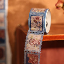 Load image into Gallery viewer, The Falling Rose Stamp Sticker Washi Tapes (4 Design)