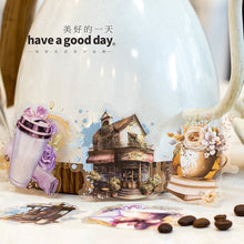Load image into Gallery viewer, Romantic Café Series Vintage Stickers (6 Designs)