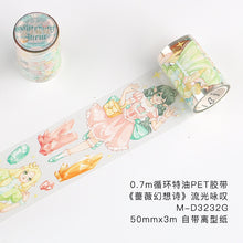 Load image into Gallery viewer, Japanese Princess Fantasy Wide Transparent Washi Tapes