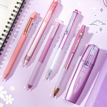 Load image into Gallery viewer, Starry Sky Series Writing Supplies + Mesh Pencil Case (12 Colors)