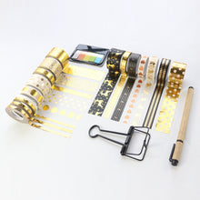 Load image into Gallery viewer, ✨Signature Gold Series Washi Tape Set - Original Kawaii Pen