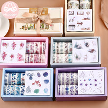 Load image into Gallery viewer, Kawaii Washi Tapes + Kawaii Stickers ⭐Gift Pack Set 16 Pcs of Tape + 8pcs Stickers⭐ - Original Kawaii Pen