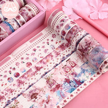 Load image into Gallery viewer, Kawaii Washi Tapes + Kawaii Stickers ⭐Gift Pack Set 16 Pcs of Tape + 8pcs Stickers⭐ - Original Kawaii Pen