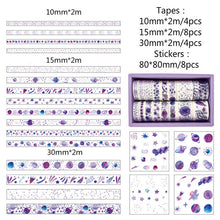 Load image into Gallery viewer, Kawaii Washi Tapes + Kawaii Stickers ⭐Gift Pack Set 16 Pcs of Tape + 8pcs Stickers⭐ - Original Kawaii Pen