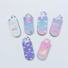 Load image into Gallery viewer, Unicorn Magnetic Bookmark Set - Original Kawaii Pen