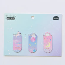 Load image into Gallery viewer, Unicorn Magnetic Bookmark Set - Original Kawaii Pen