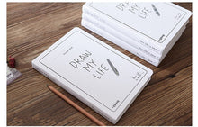 Load image into Gallery viewer, "Draw My Life" Hardcover Notebook - Original Kawaii Pen