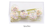 Load image into Gallery viewer, Glass Ball Paper Clips - Original Kawaii Pen