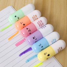 Load image into Gallery viewer, Original Kawaii Vitamin Capsule Highlighter ⭐Pack of 6 pcs ⭐ - Original Kawaii Pen