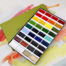 Load image into Gallery viewer, Kuretake Gansai Tambi Watercolor Palette - 12/18/24/36/48 Color - Original Kawaii Pen
