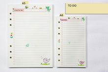 Load image into Gallery viewer, Cute Planner Filler Paper Series - A5 & A 6 - Original Kawaii Pen