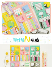 Load image into Gallery viewer, Animal Party Sticky Memo Set - Original Kawaii Pen