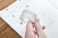 Load image into Gallery viewer, Japanese Daily, Weekly & Monthly Planner Masking Tape - Original Kawaii Pen