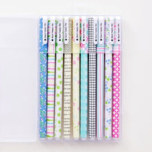 Load image into Gallery viewer, Floral Kawaii Pattern Gel In Pen ⭐Set of 10 Pcx ⭐ - Original Kawaii Pen