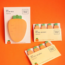 Load image into Gallery viewer, Kawaii Carrot Series Sticky Notes