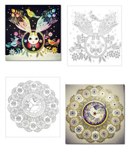 Load image into Gallery viewer, Wonderland Mandala Anti-stress Coloring Book (English Version) - Original Kawaii Pen