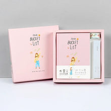 Load image into Gallery viewer, Original Kawaii 100 Bucket List Journal - Original Kawaii Pen