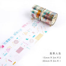 Load image into Gallery viewer, Parallel Universe Transparent Washi Tape Set