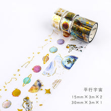 Load image into Gallery viewer, Parallel Universe Transparent Washi Tape Set