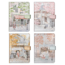 Load image into Gallery viewer, Japanese Orange Kitty Leather Notebook Planner - Original Kawaii Pen