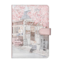 Load image into Gallery viewer, Japanese Orange Kitty Leather Notebook Planner - Original Kawaii Pen