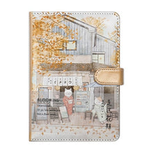 Load image into Gallery viewer, Japanese Orange Kitty Leather Notebook Planner - Original Kawaii Pen