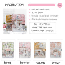 Load image into Gallery viewer, Japanese Orange Kitty Leather Notebook Planner - Original Kawaii Pen